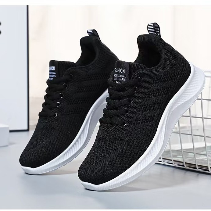 Womens Casual Breathable And Comfortable Mesh Sneakers foto 3