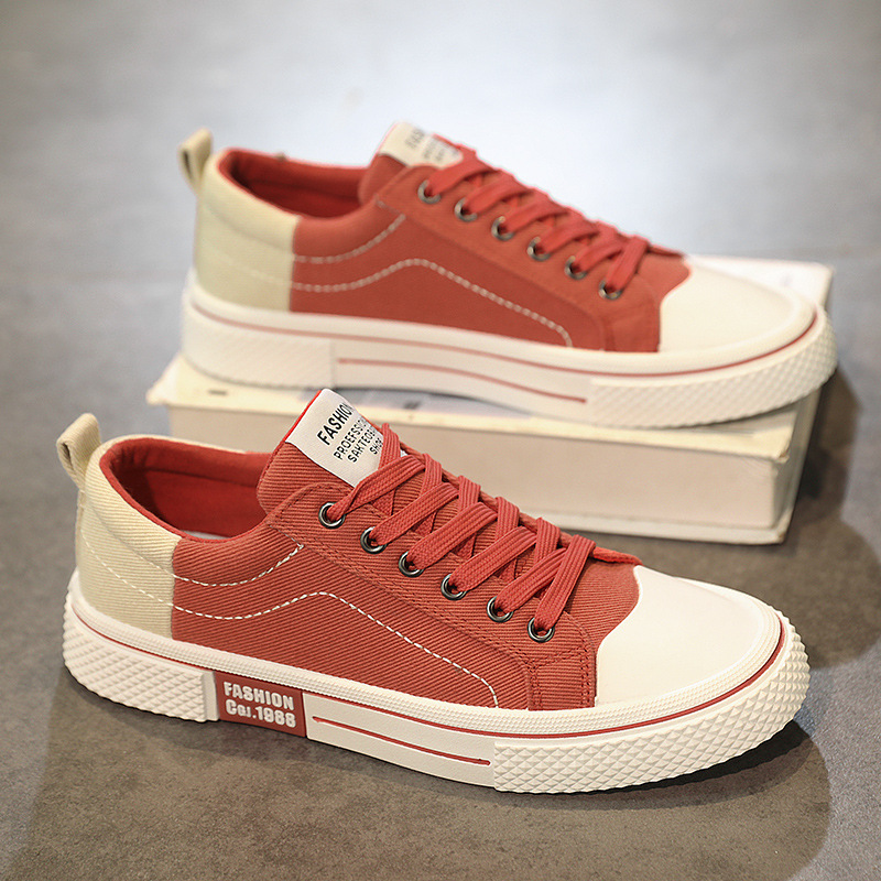 New Versatile Casual Low-top Men's Sports Canvas Shoes foto 4