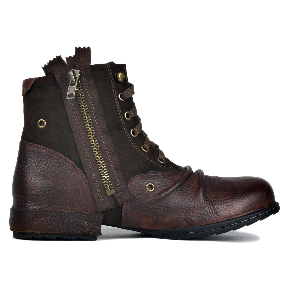 High Tops Men's Boots Leather Plus Size foto 2