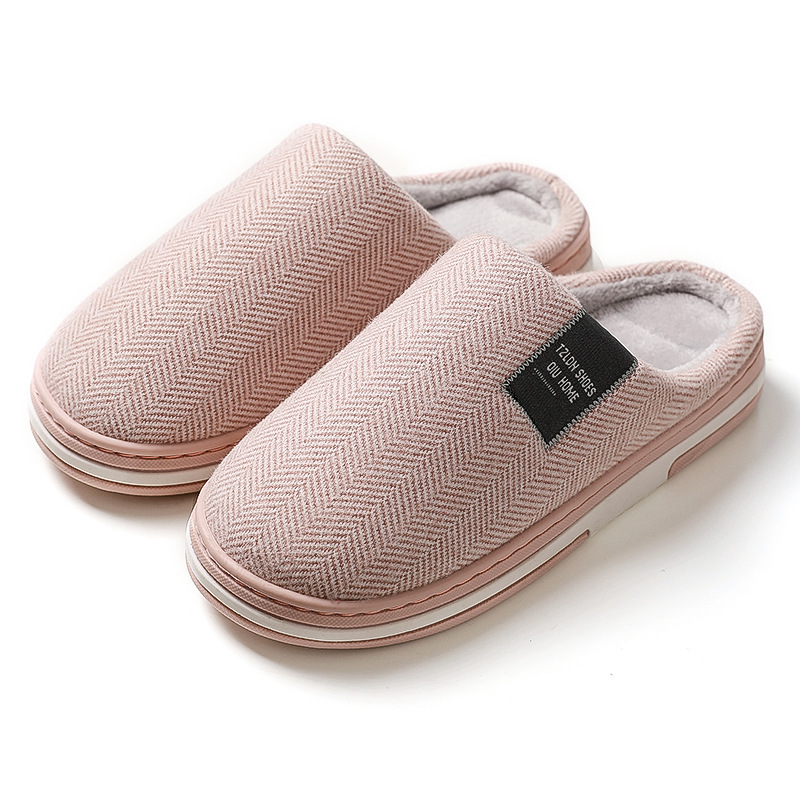 Home Cotton Slippers Men's Home Autumn And Winter Thick Bottom Non-slip foto 5