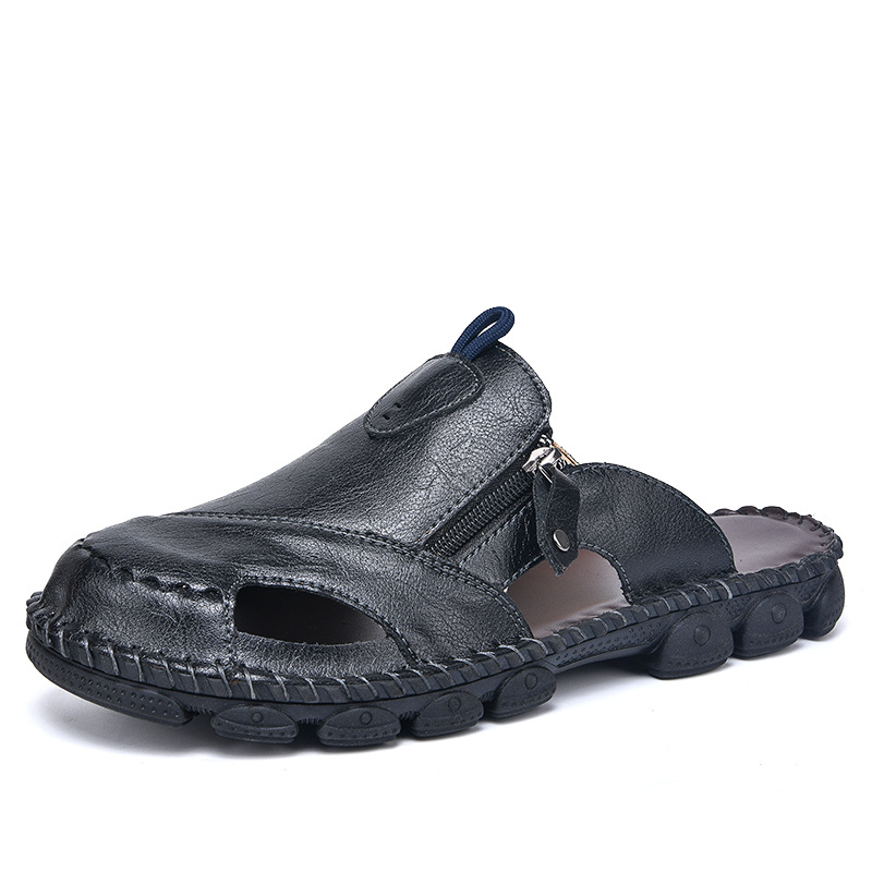 Summer Outdoor Men's Half Slippers Casual Lazybones' Shoes Fashion foto 2