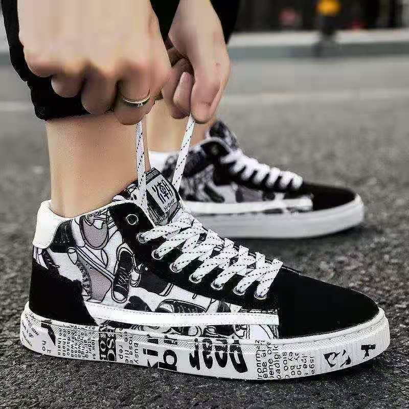 Korean Fashion Men's Cloth Shoes foto 3