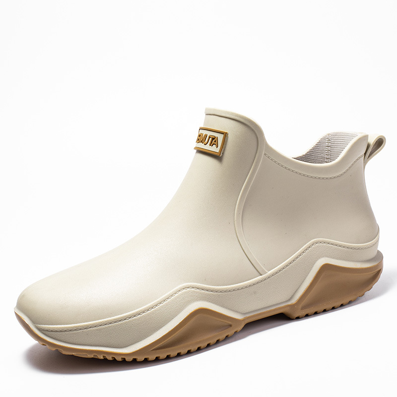 Rubber Shoes Outdoor Waterproof Lightweight Low Top Ganji Camping Men's Rain Boots foto 4