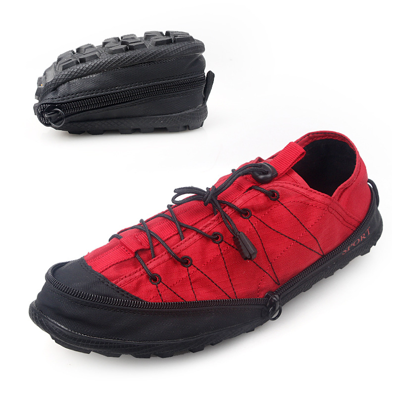 Portable Folding Outdoor Hiking Camp Travel Shoes foto 5