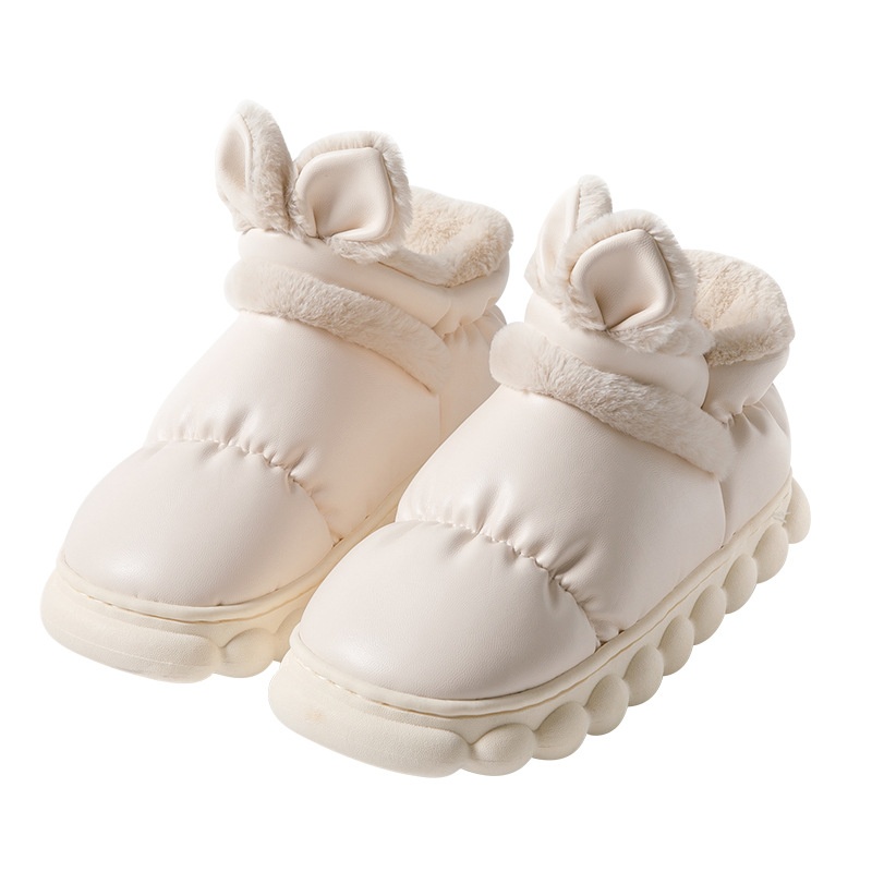 Interior Home Couple Waterproof Non-slip Cotton Shoes foto 5