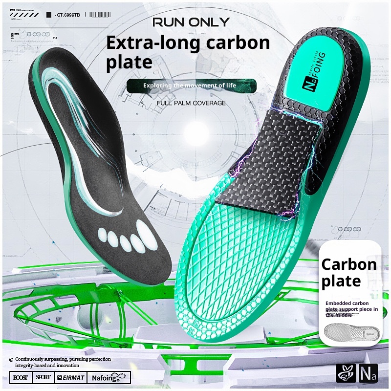 Arch-supporting Cushioned Breathable PU Insoles For Sports Shoes foto 4