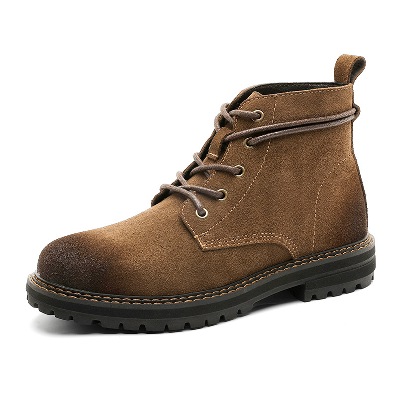 Outdoor Wear-resistant Short Boots Matte Leather Boots foto 3