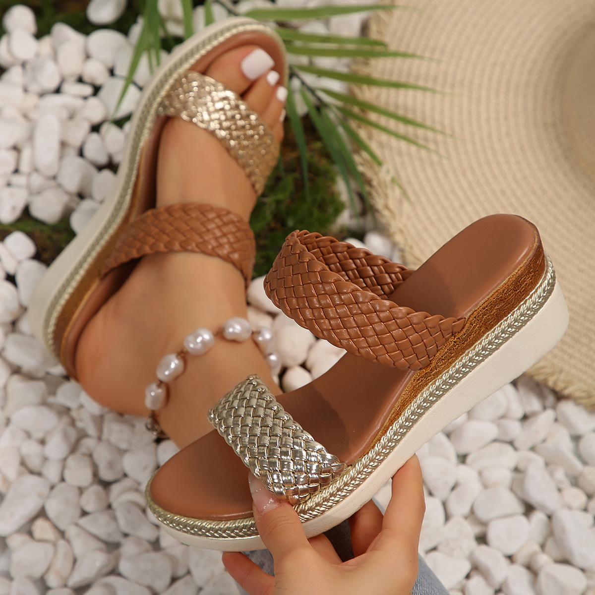 Plus Size Wedge Sandals For Women foto 5
