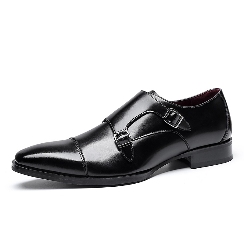 Casual Leather Shoes Men's Leather Business Gentleman British Style foto 4