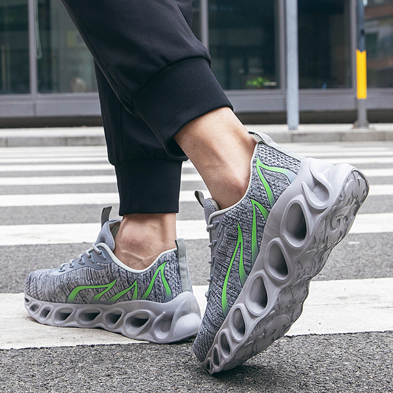 Extra Large Size 47 Men's Shoes No Plus-sized 46 Sports And Leisure 45 All-matching Couple Flame Shoes foto 2