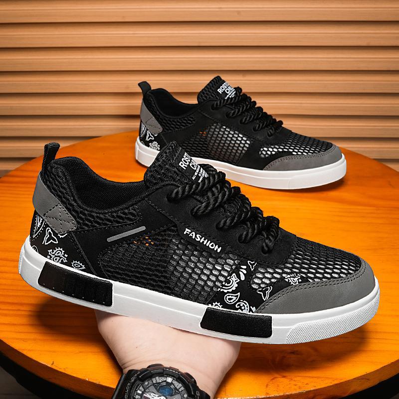 Men's Fashion Personality Mesh Surface Breathable Shoes foto 4