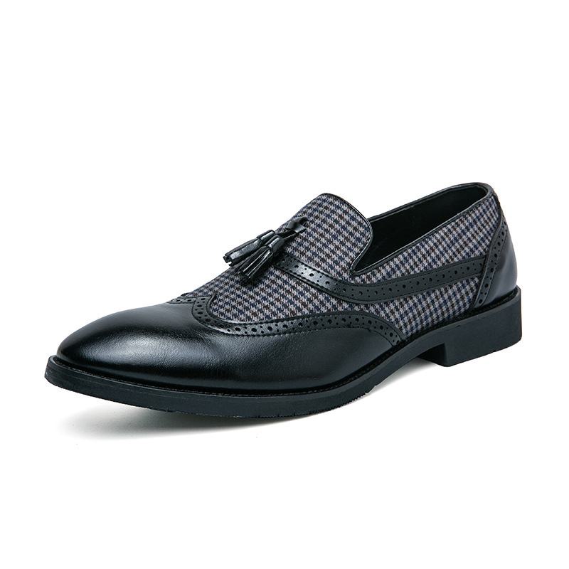 Men's British-style Business Casual Leather Shoes foto 4