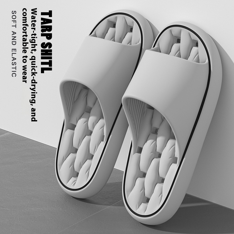 Hollow Bathroom Non-slip Silent EVA Slippers foto 3