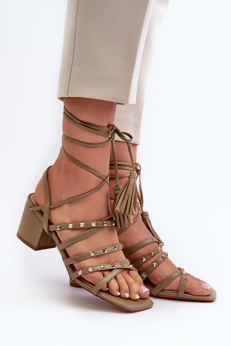 Sandalen op hak Step in style