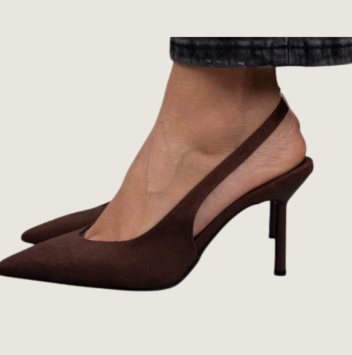Women's Fashion Pointed Plus Size Slip-on High Heels foto 3