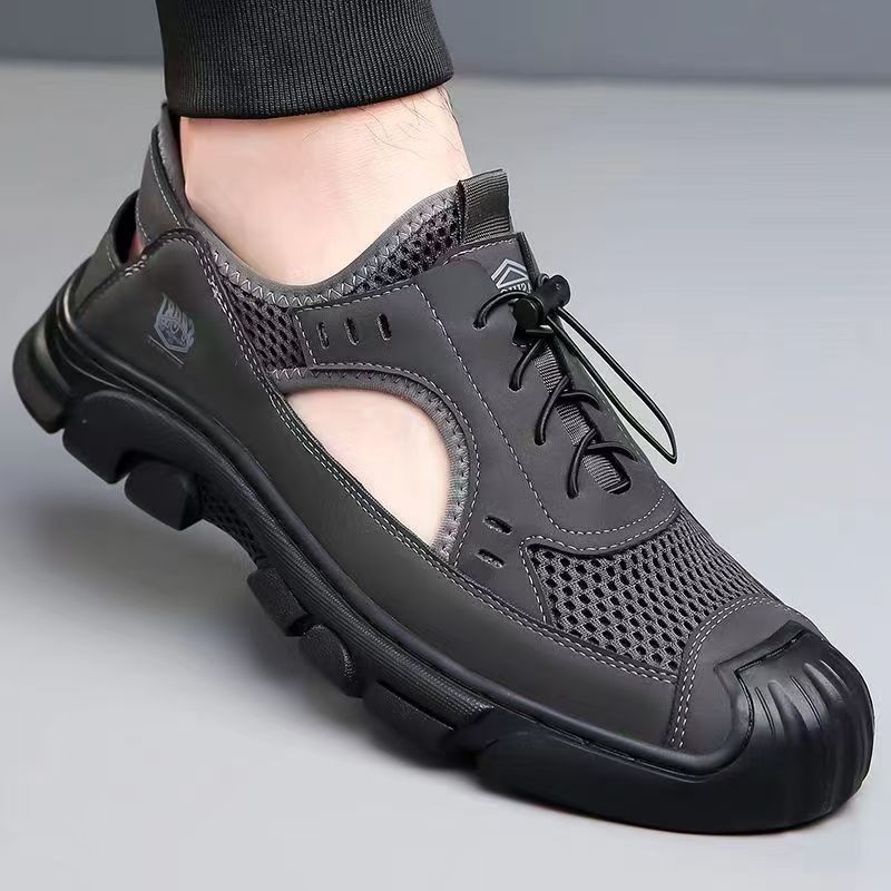 Men's Fashionable Soft-Soled Casual Hole Sandals foto 2