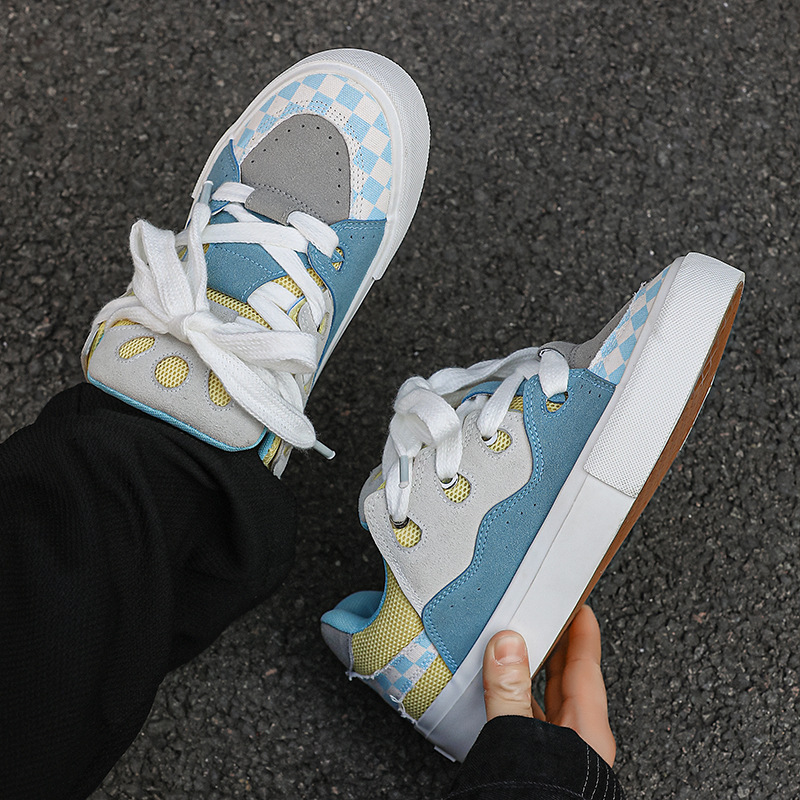 Student Couple Low-top Vulcanized Bread Board Shoes foto 5