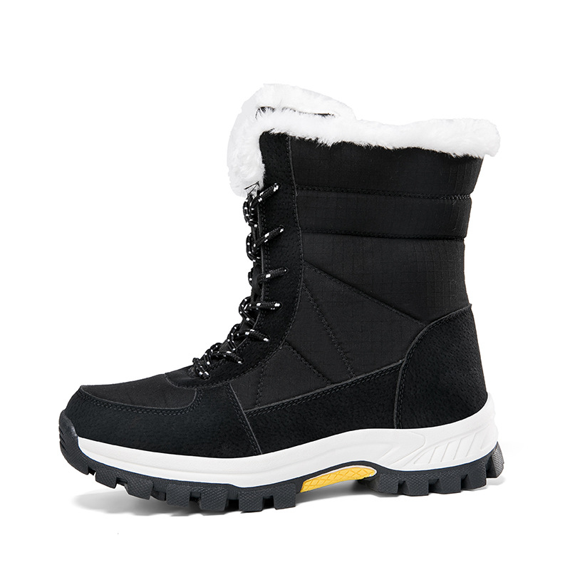 Cotton-padded Shoes Waterproof Non-slip Outdoor Mid-calf Cold-proof Snow Boots foto 4