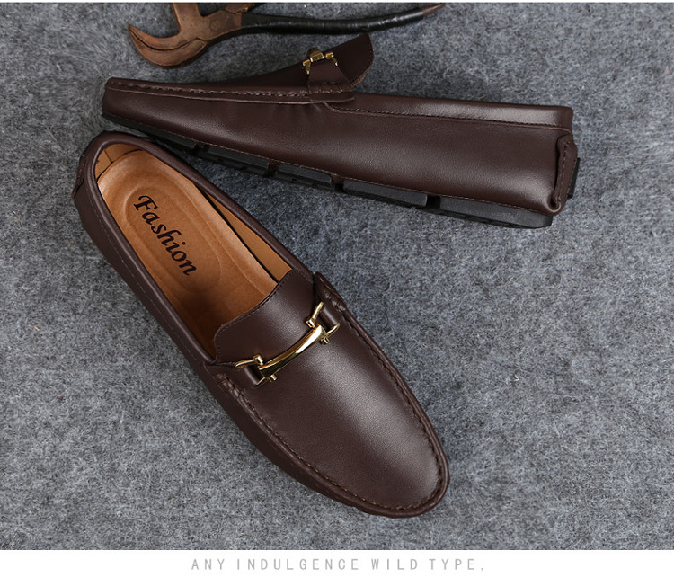 Gommino Men's Korean Fashion Slip-on foto 5