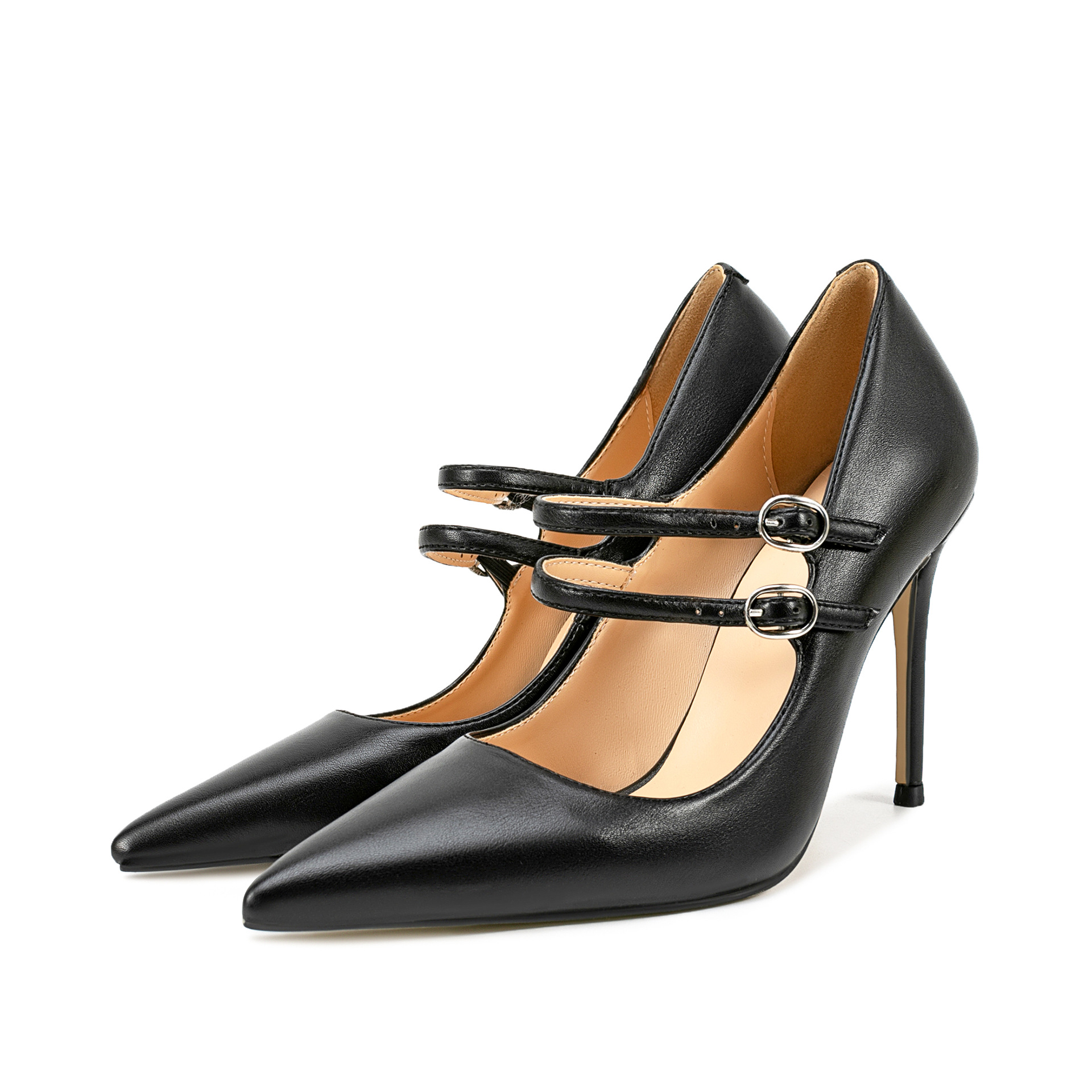Thin Mary Jane Double Strap High Heels foto 3