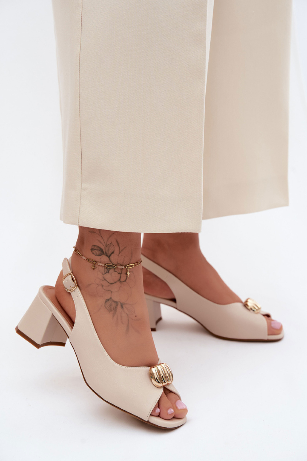 Sandalen op hak Step in style