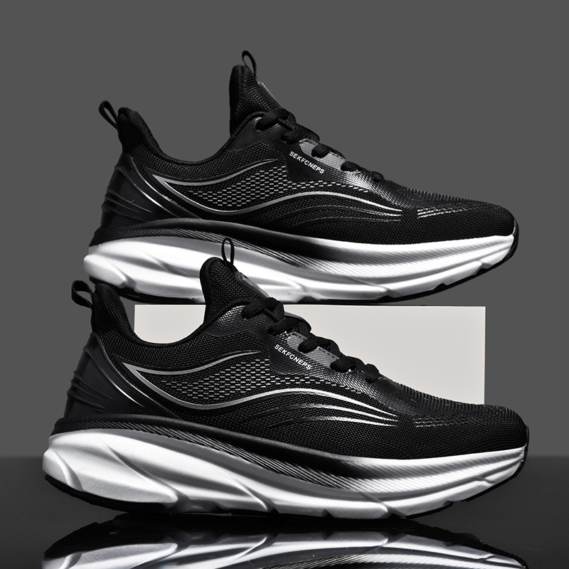 Breathable Flying Woven Fashionable Sports Casual Shoes foto 3