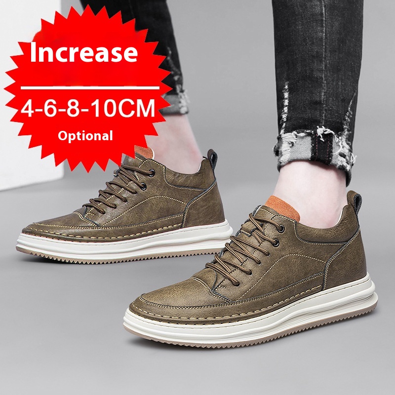 Invisible Height-increasing Shoes Men's Casual Sports Shoes foto 3