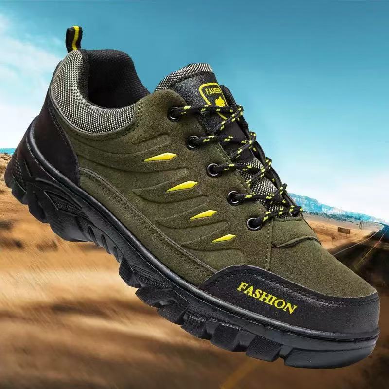 Men's Outdoor Round-Toe Flat-Heel Casual Hiking Shoes foto 2