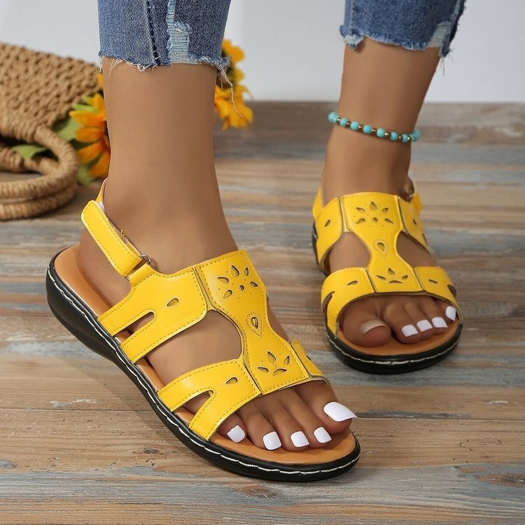 Platform Wedge Velcro Buckle Sandals foto 5