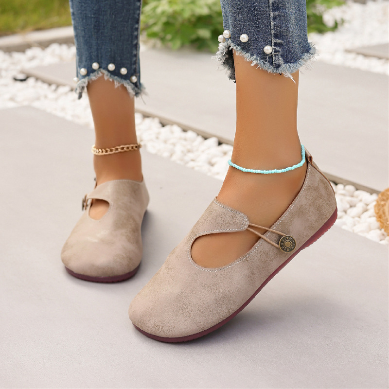 Slip-on Soft Bottom Lazy Doug Shoes Flat Round Head Leisure Women's Shoes foto 4