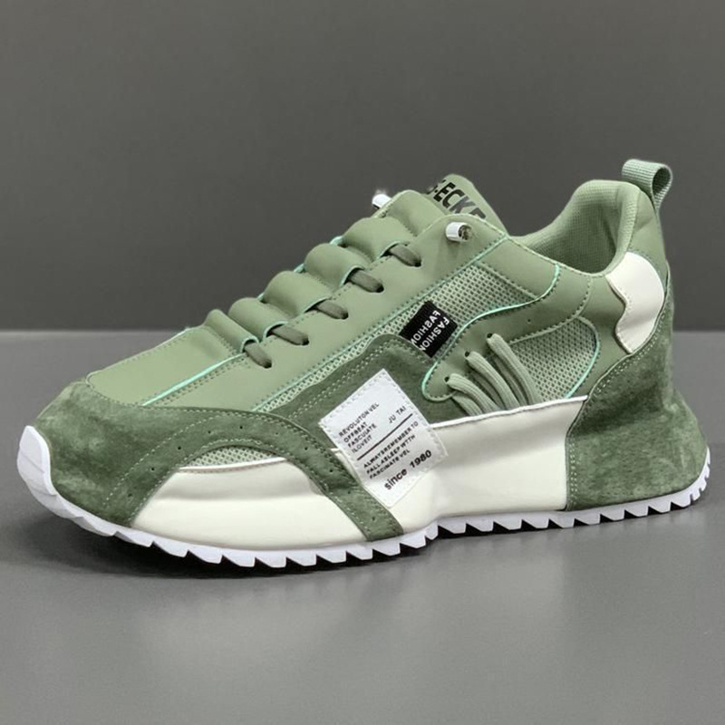 Breathable Mesh Platform Daddy Argan Sports Casual Shoes foto 5