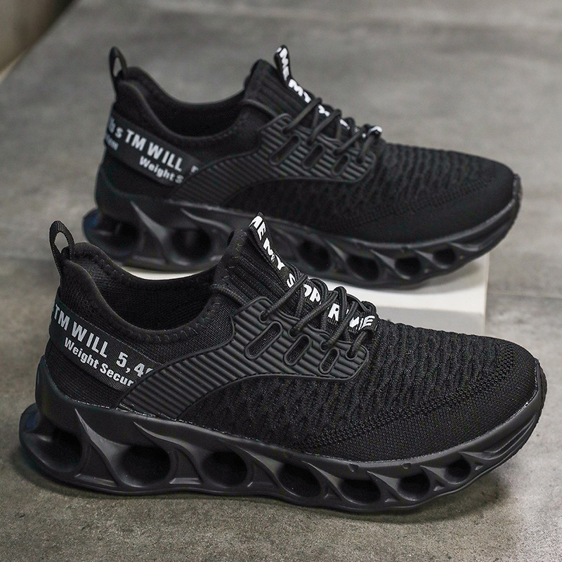 Large Size Autumn Fly Woven Mesh Casual Running Shoes foto 2
