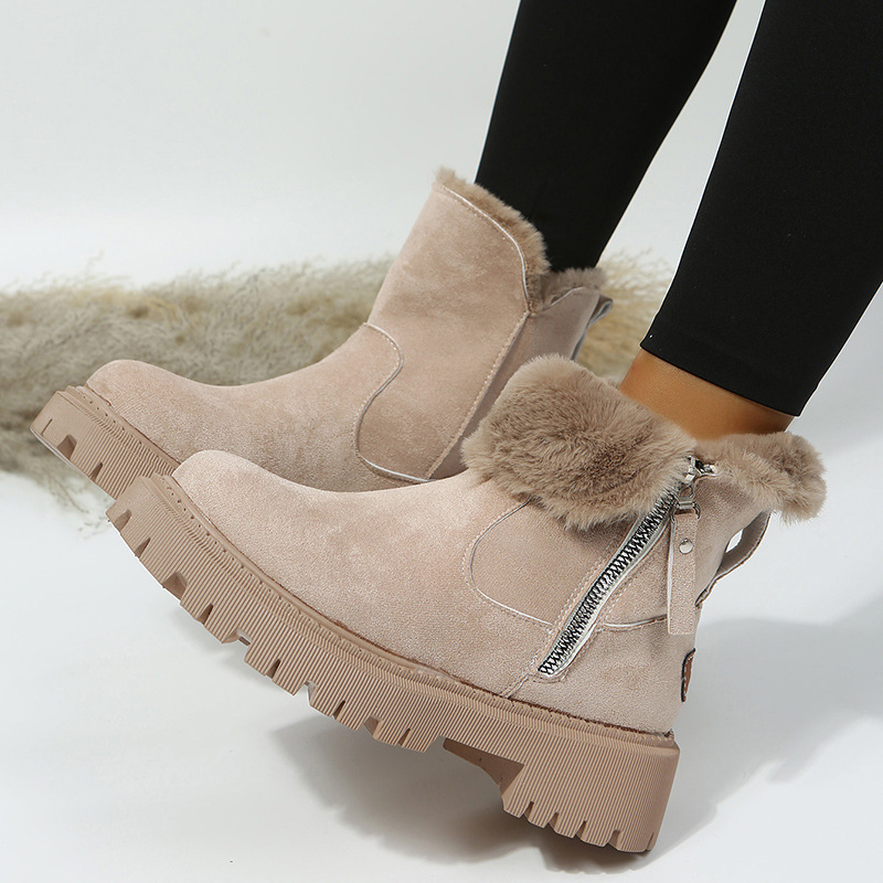 Snow Boots Velvet Warm Cotton Shoes Plus Size foto 2