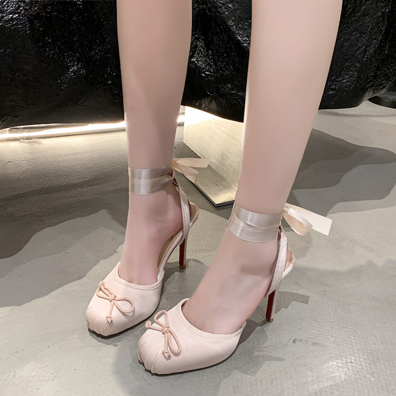 New Spring And Summer High-heel Sandals Ballet Single Shoes foto 4