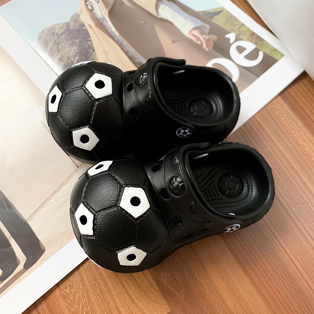 Parent-Child Creative Football Closed-toe Slippers foto 2