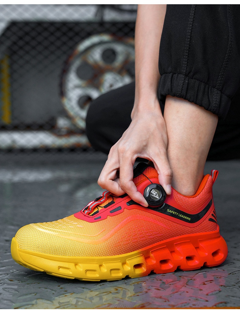 Anti-smashing Anti-penetration Steel Toe Breathable And Wearable Safety Shoes foto 3