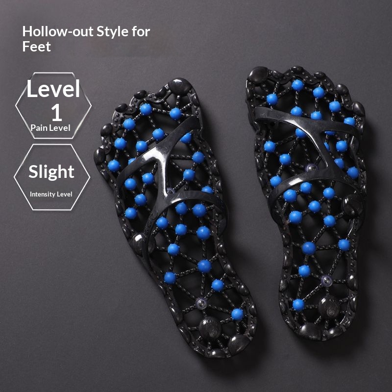 Summer Non-Slip Indoor Hollow-Out Foot-Massage Slippers For Women foto 3