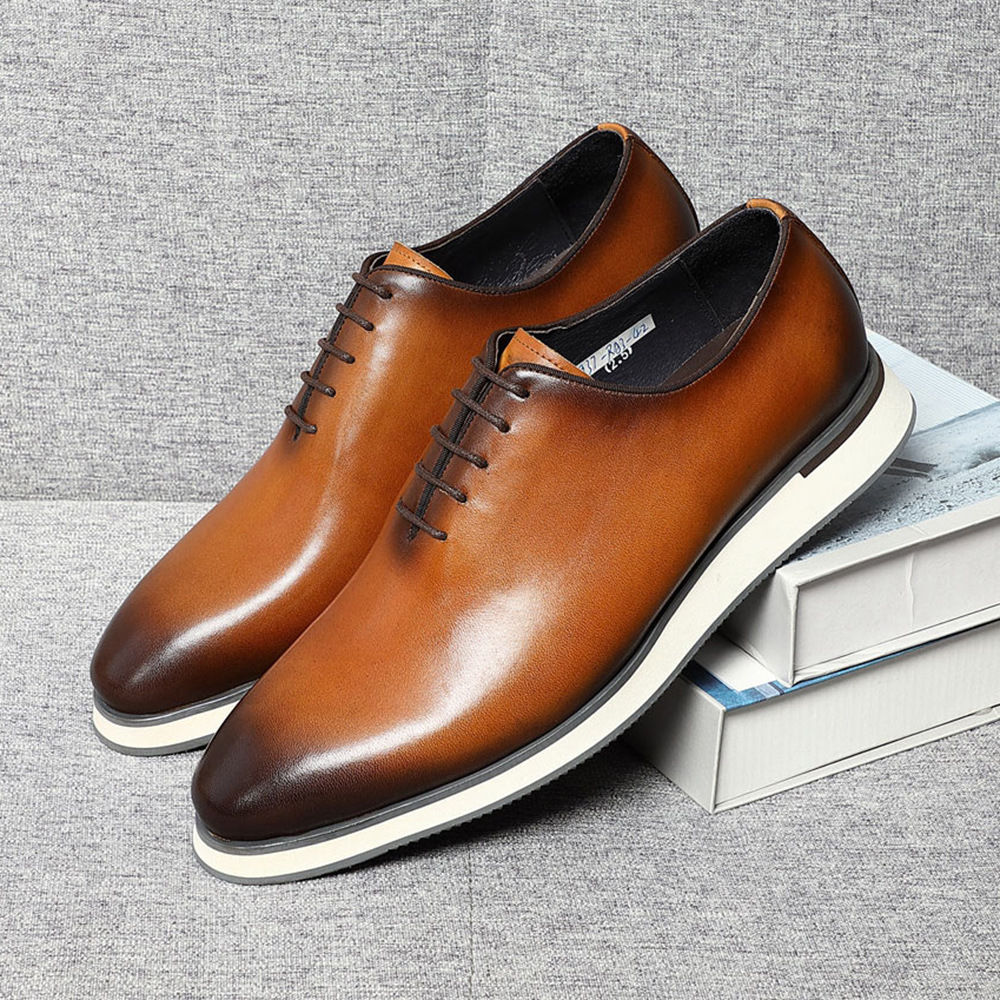 Casual Business High-end Handmade Oxford Business Men's Shoes foto 5