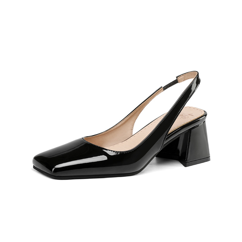 Women's Square Toe Fresh Slip-on Sandals foto 3