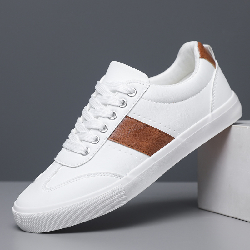 Breathable Casual Low-top Color Matching Men's Shoes foto 3