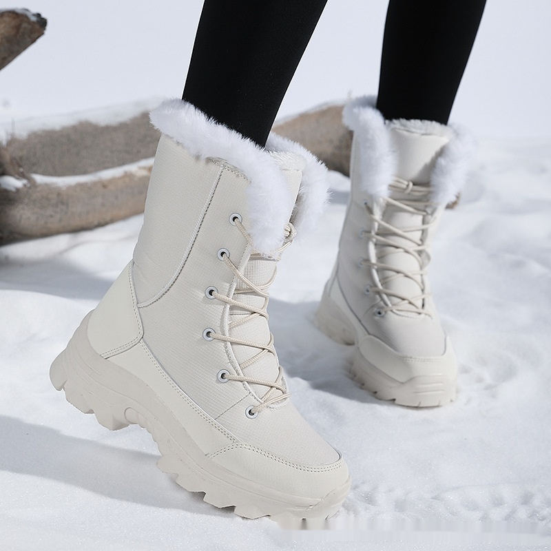 Women's Fleece-lined Thick Cold-proof Warm Cotton Shoes foto 2