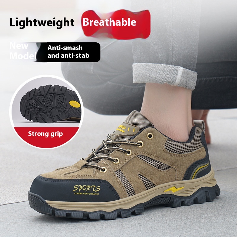 Labor Protection Shoes Steel Toe Cap Anti-smashing foto 2