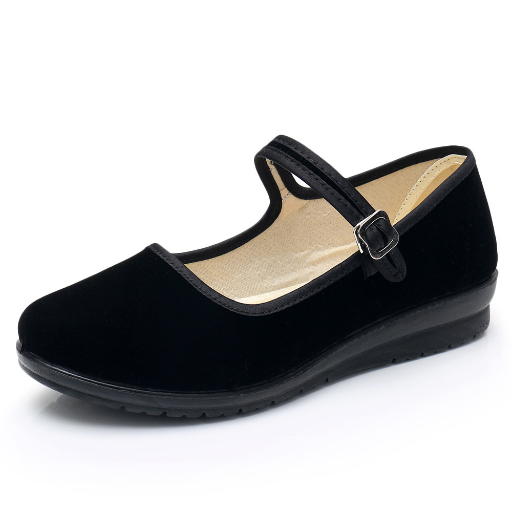 Single-buckle Womens Casual Canvas Shoes foto 4