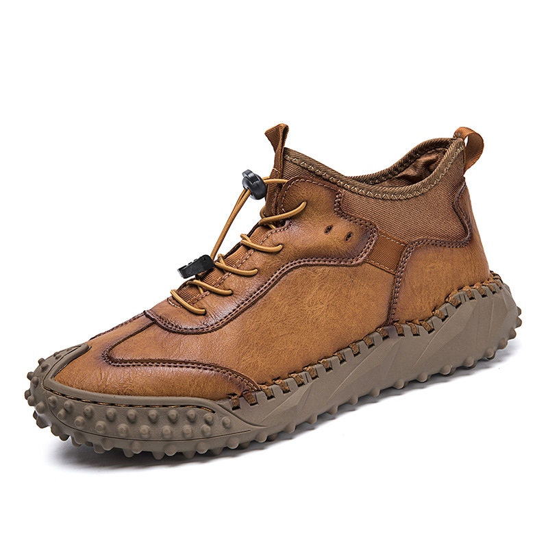 Stitching Autumn British Trend Men's Shoes foto 2