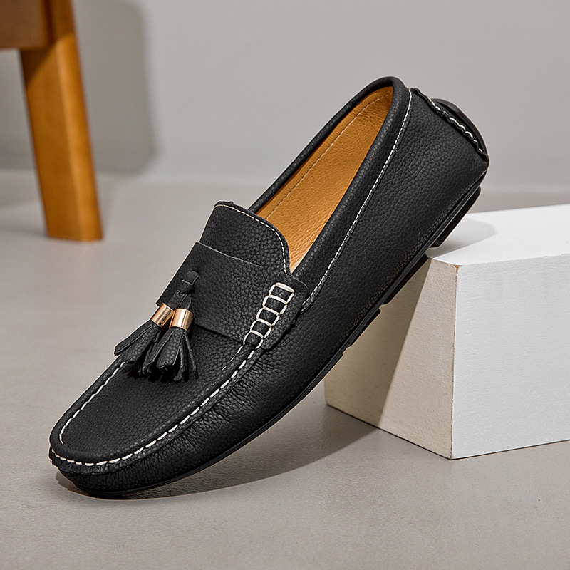 Mens Versatile Trendy Casual Loafer Shoes foto 4