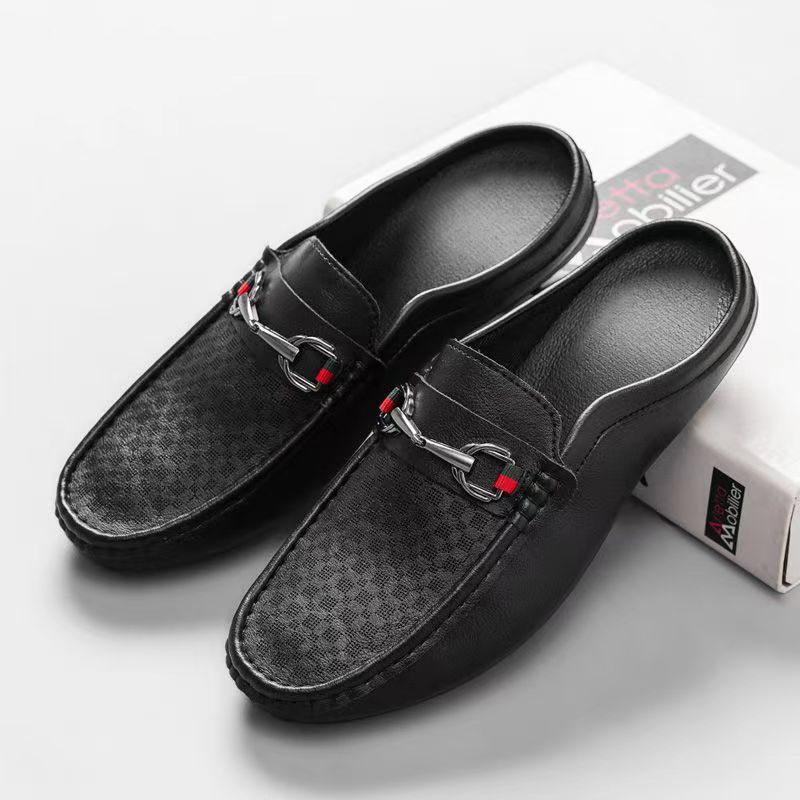 Men's Slip-on Loafer Shoes Large Size Leather Shoes foto 2