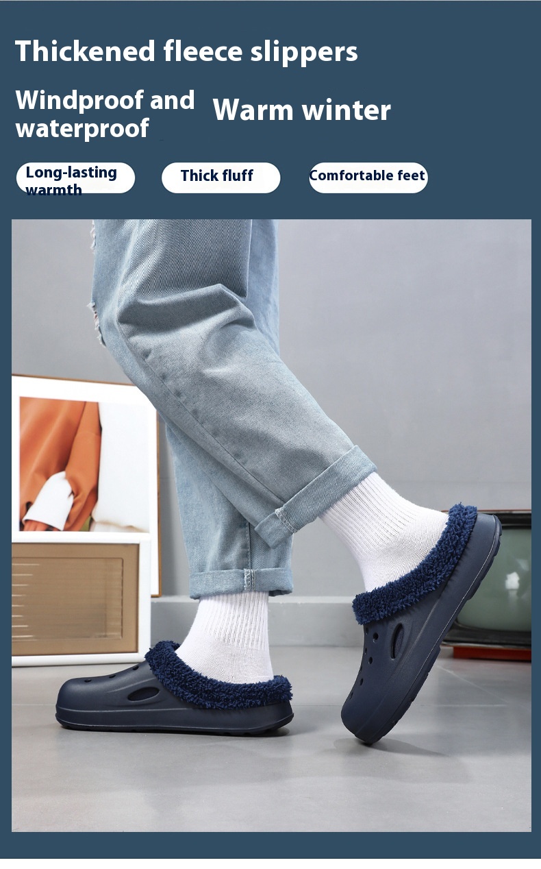 Men's And Women's Autumn And Winter Daily Home Casual Slippers