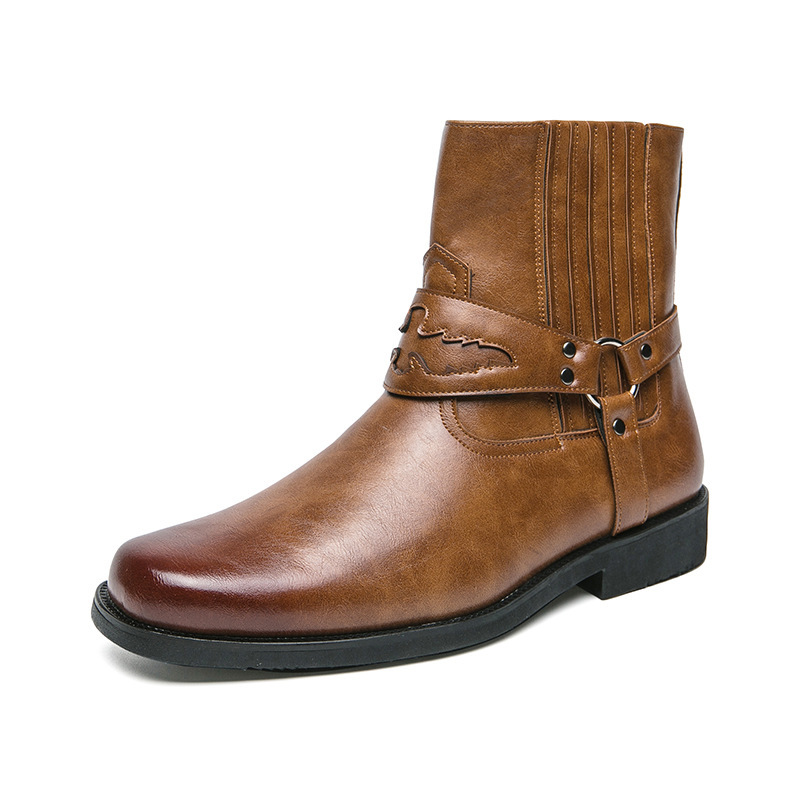 Large Size Western Style Men's Cowboy Boot foto 4