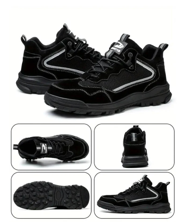Anti-smash And Stab-proof Labor Protection Shoes Lightweight EVA Soft Sole foto 5