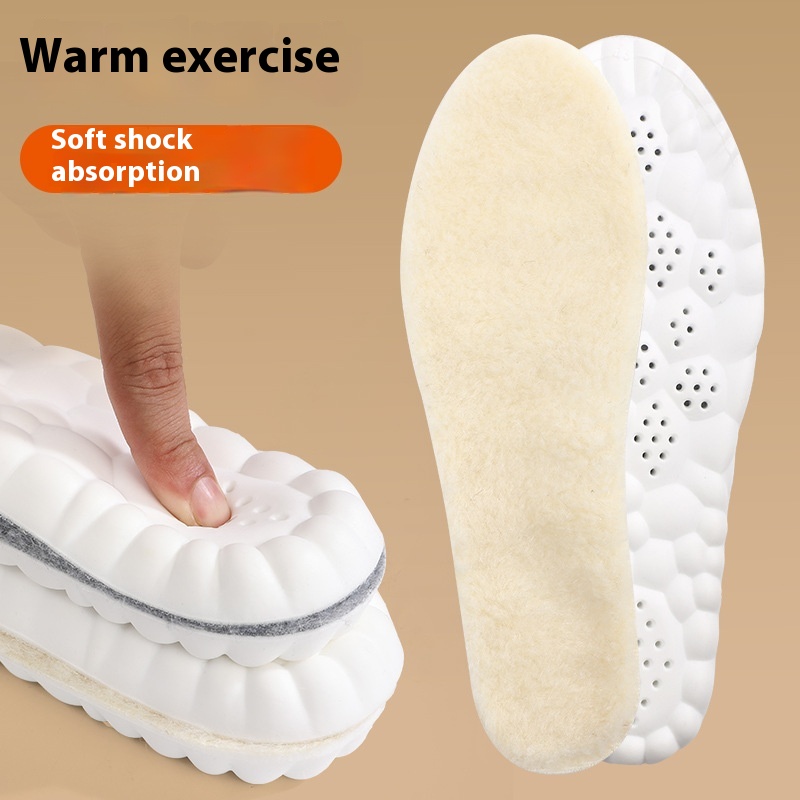 Thick Warm And Comfortable Real Cashmere Insole foto 5
